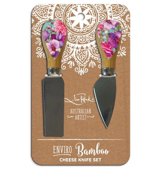 Cheese Knives - Rose Bouquet