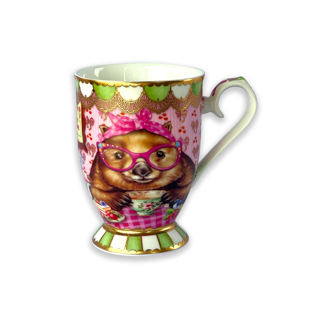 
Lisa Pollock Wonda Wombat Ceramic Cup