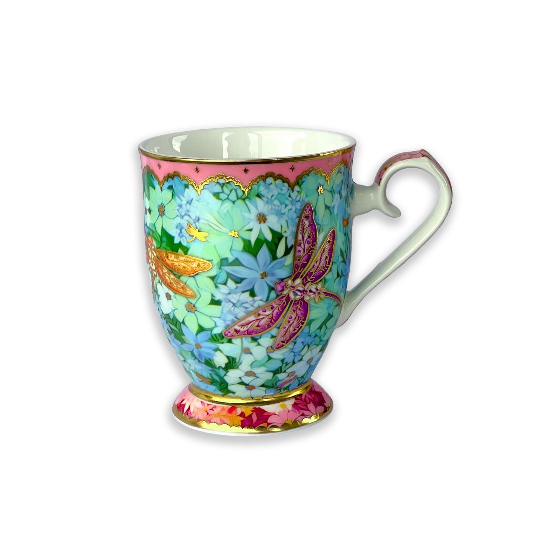 Lisa Pollock Pretty Patchwork Ceramic Cup