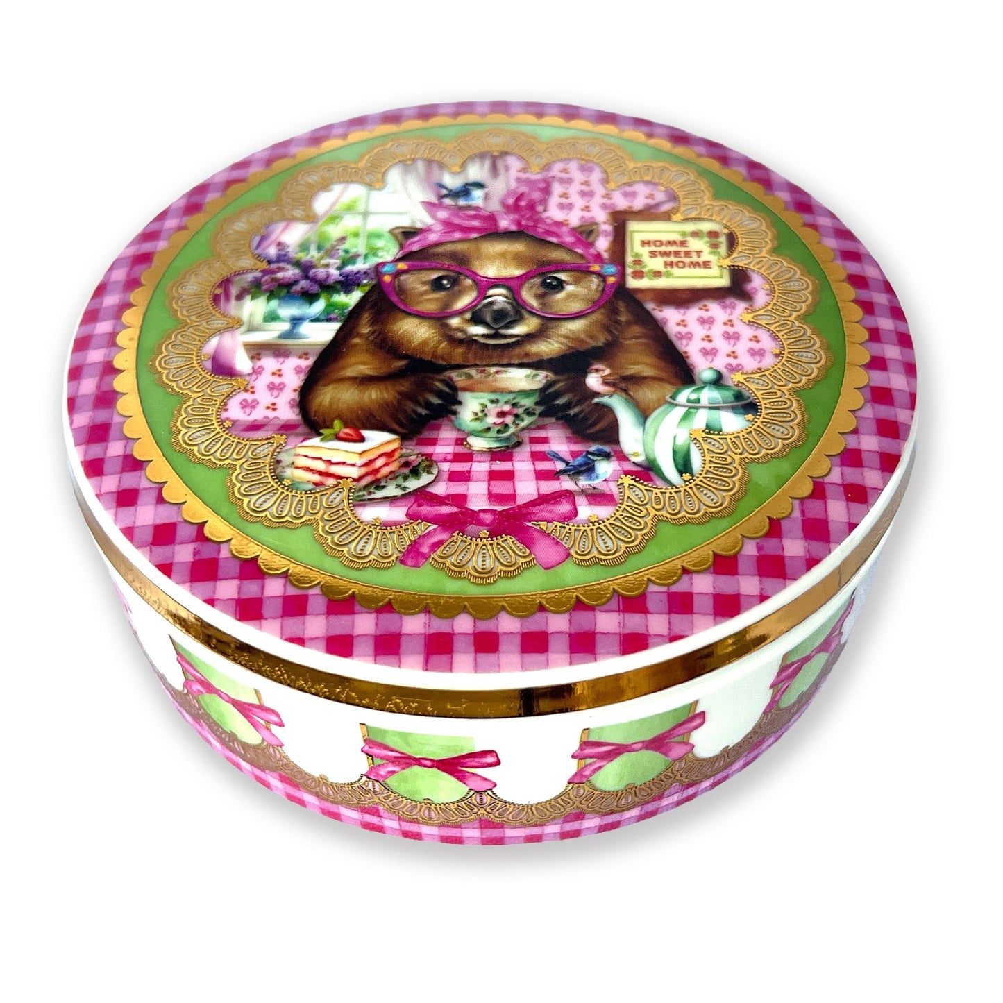 Lisa Pollock Wonda Wombat Ceramic Glam Jar