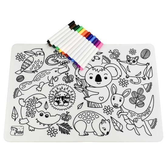 Koala Dream - Reusable Silicone Drawing Mat - Australian Animals