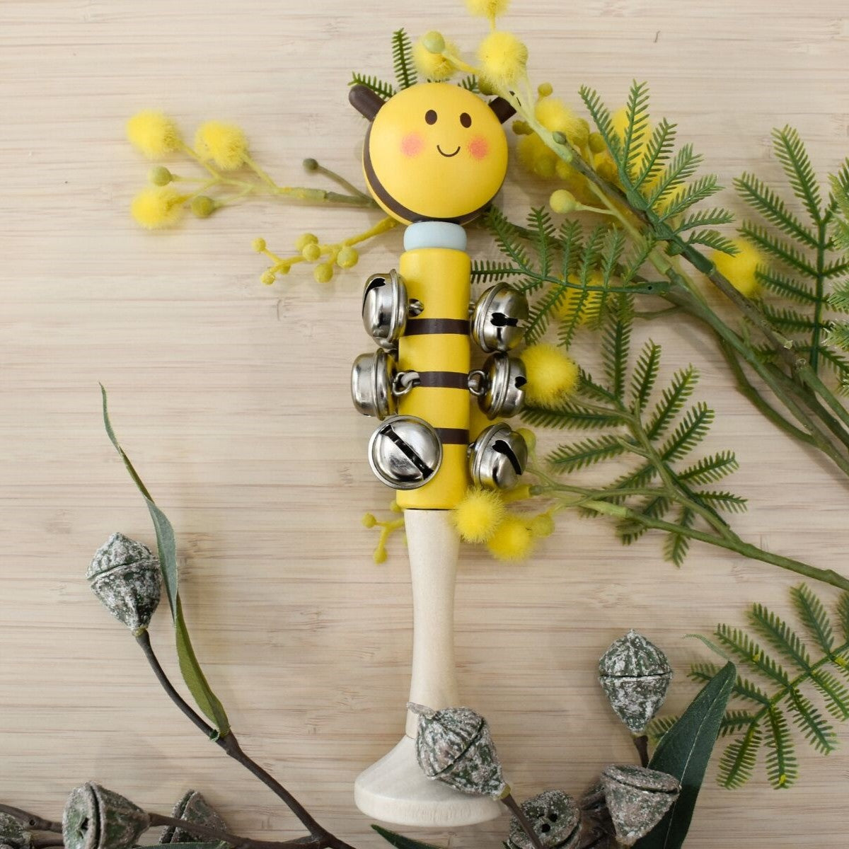 Kaper Kidz - Wooden Bee Bell Stick