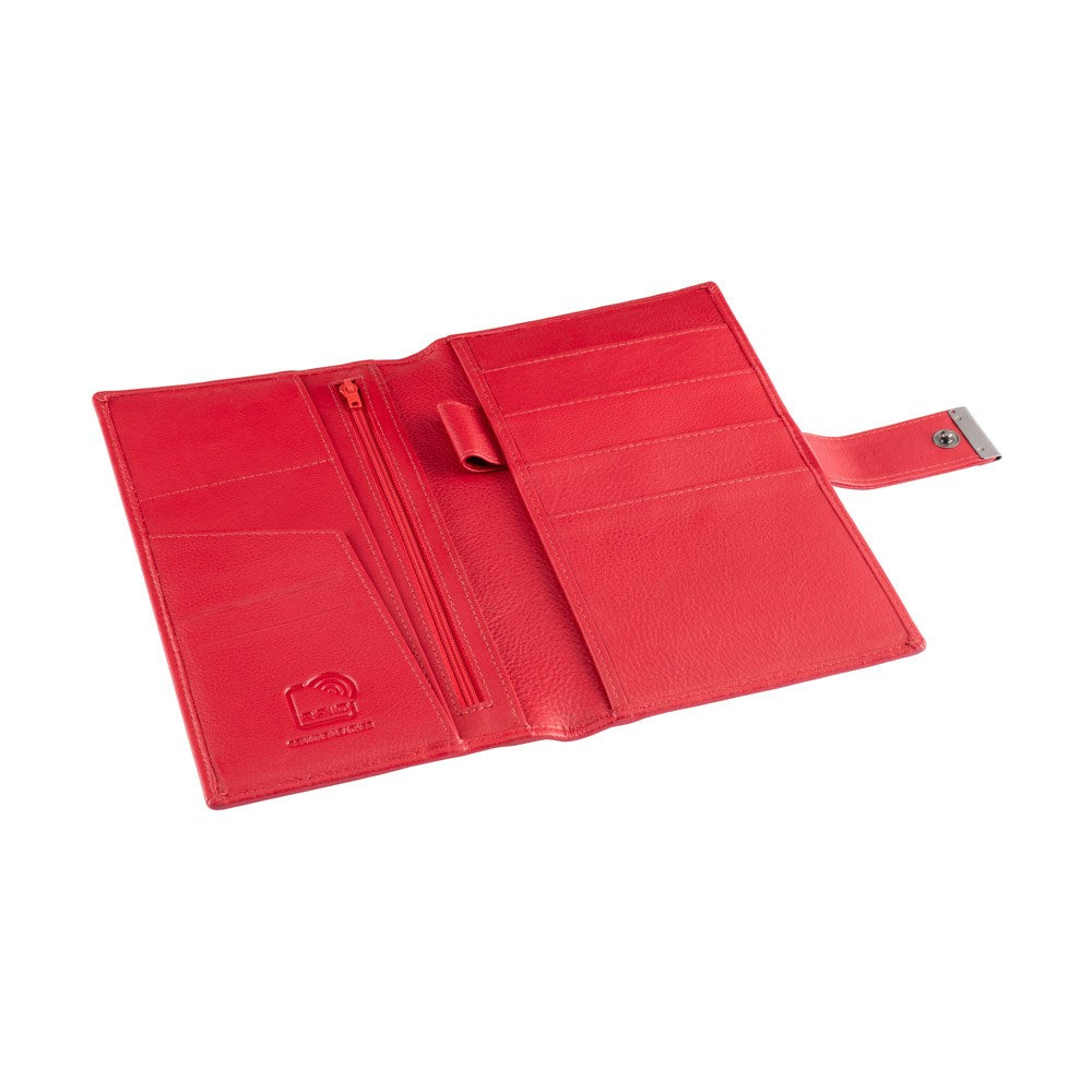 Scudo Family Passport Wallet - Red