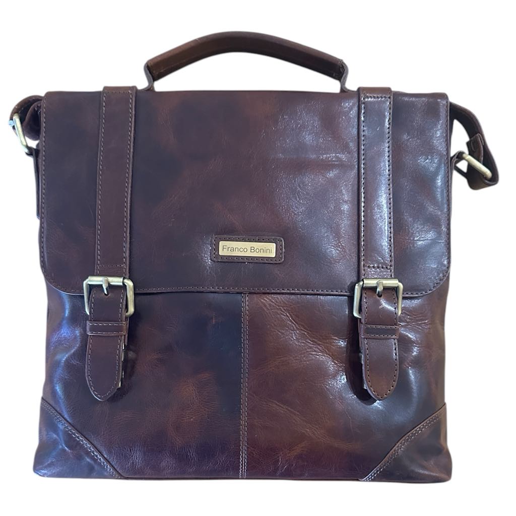 Franco Bonini - Leather Satchel Bag Brown