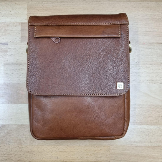 Franco Bonini - Small Crossbody Bag Cognac