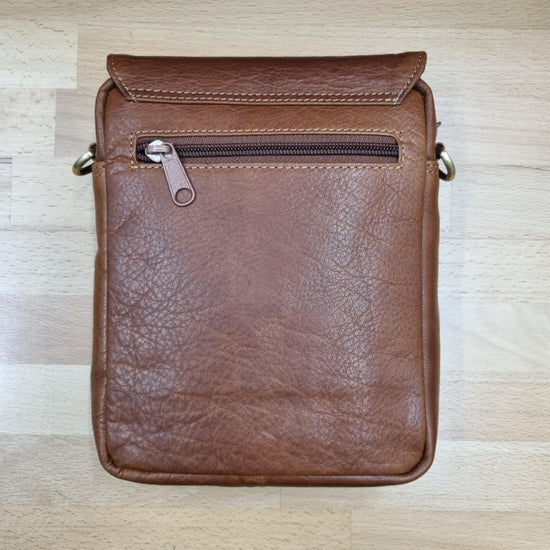 Franco Bonini - Small Crossbody Bag Cognac