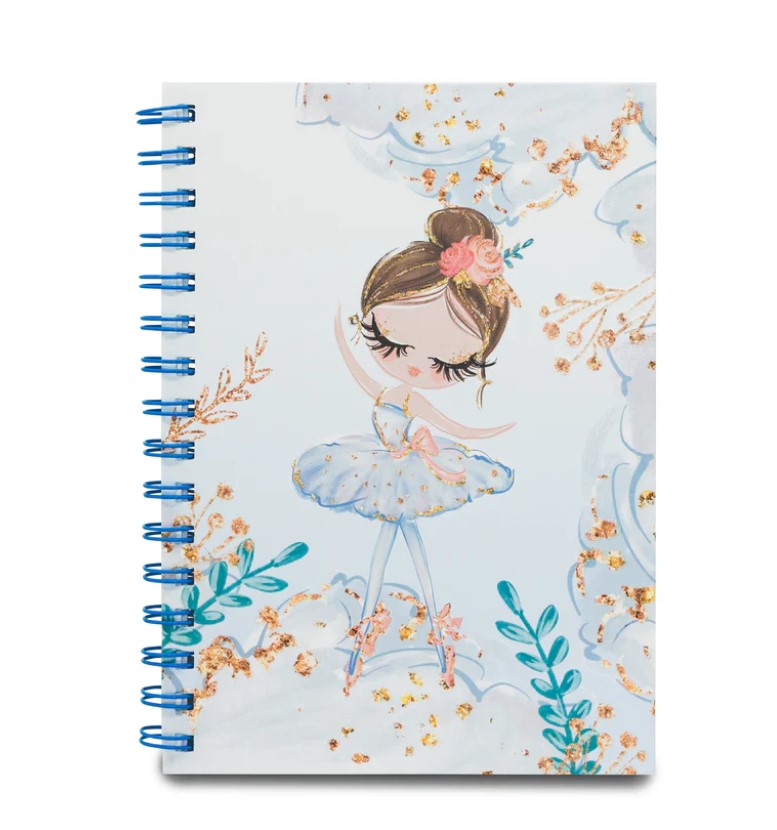 Magical World - Blue Ballerina Notebook 