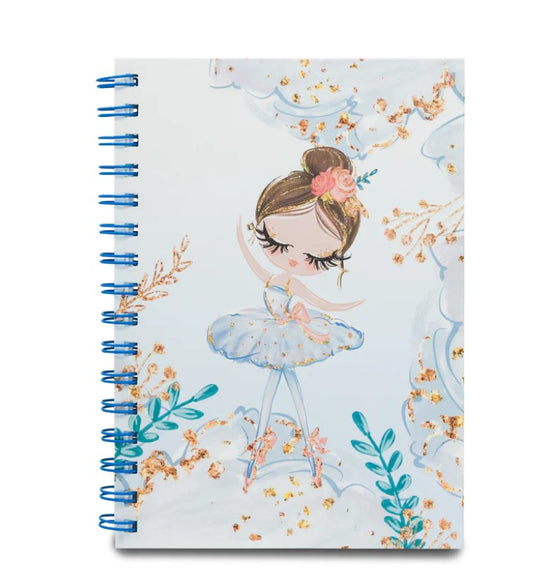 Magical World - Blue Ballerina Notebook 