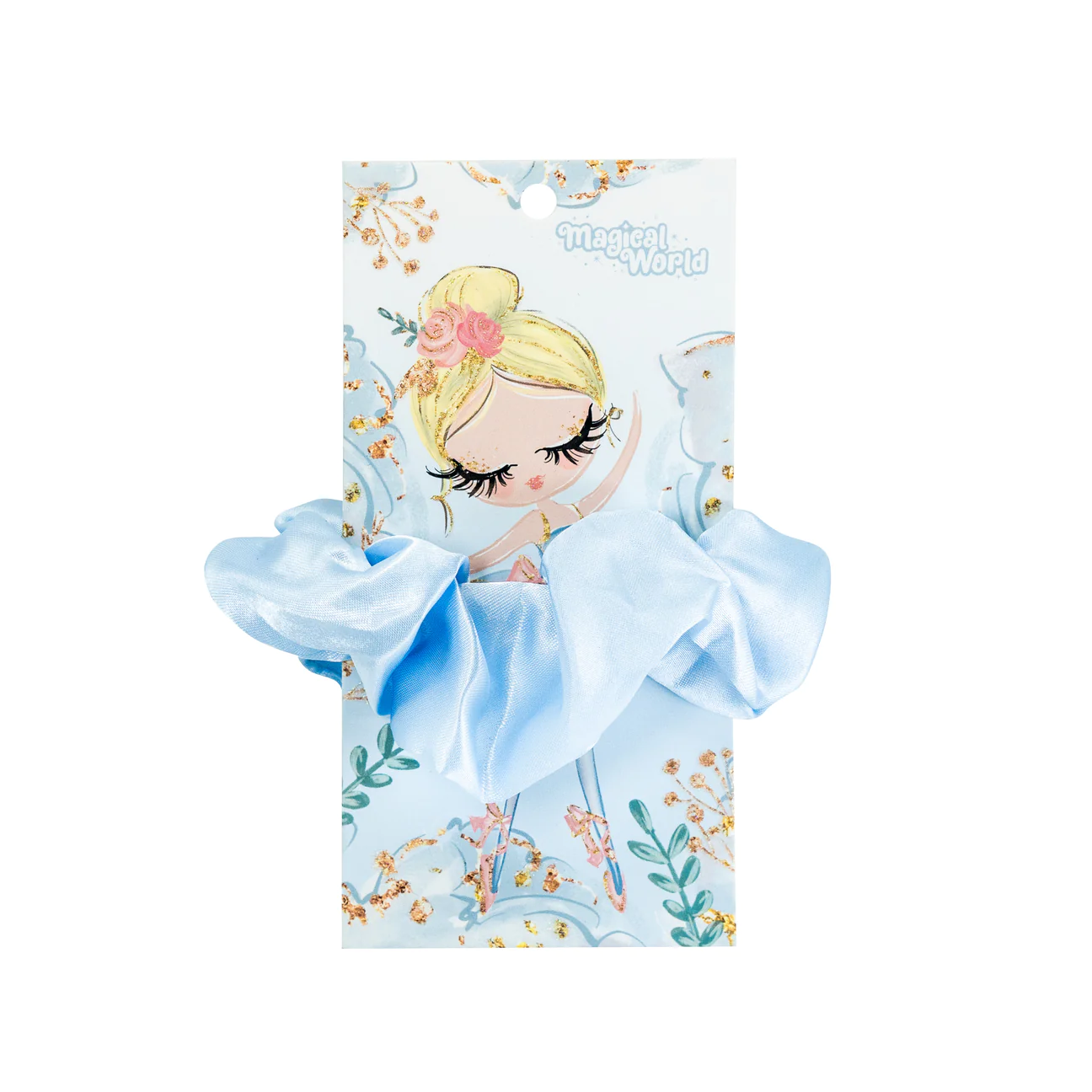 Ballerina Hair Scrunchie - Soft Blue