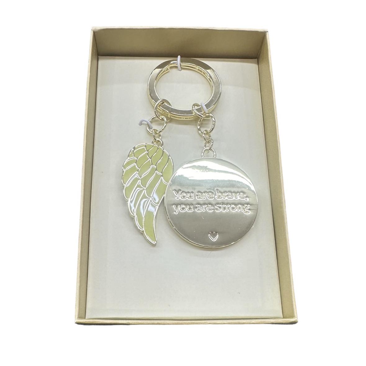 You Are An Angel - Brave Keychain
