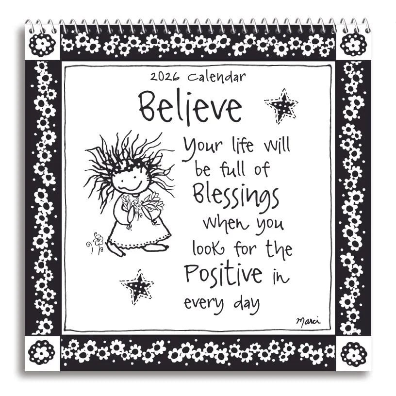 Blue Mountian Arts - 2026 Calendar Believe 