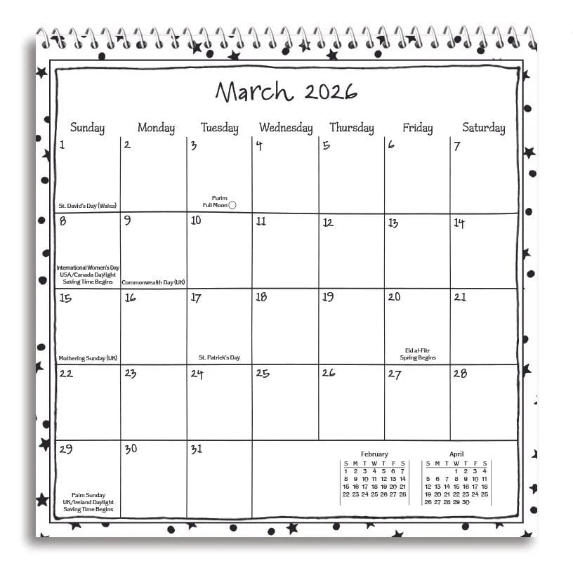 Blue Mountian Arts - 2026 Calendar Believe 