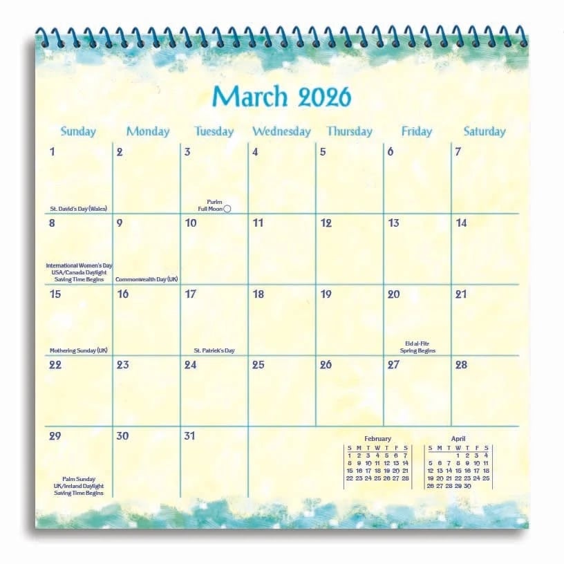 blue Mountian Arts - 2026 Calendar God